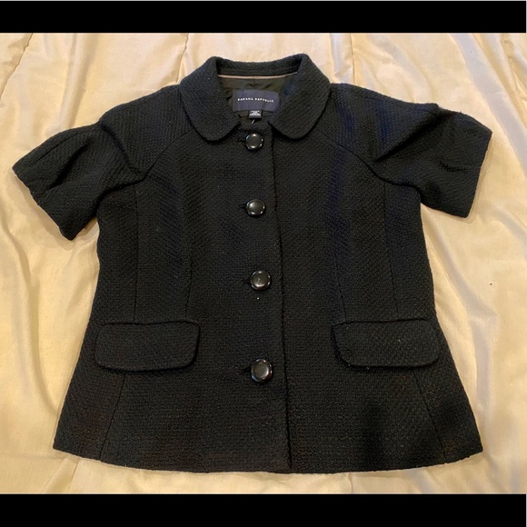 Banana Republic Petite Black Tweed Blazer - Picture 2 of 7